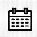 Ícone de calendário.